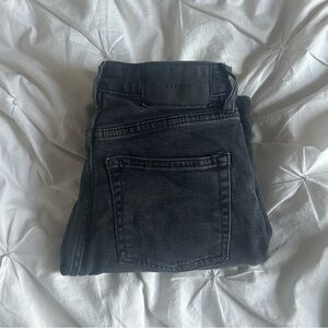 H&M Black Straight  Jeans Women Size:2